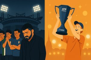 شب اشک و لبخند برای ایتالیا؛ سقوط در فوتبال، صعود در تنیس